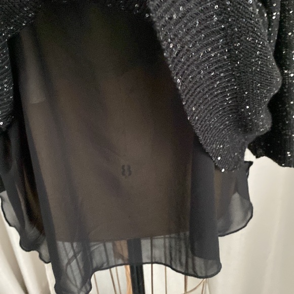 Evening black blouse - Picture 12 of 13